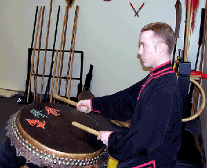 Don on the Lion Dance Drum