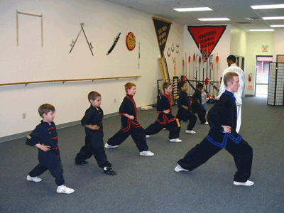 Kids Kung Fu Class led by Sifu Jamal and Don Reynolds