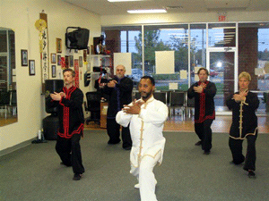 Sigung Norman Smith leads the Yang Style 24 (Short Form) Tai Chi class.